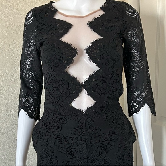 For Love & Lemons black Lace Jumpsuit- Small - Picture 4 of 14